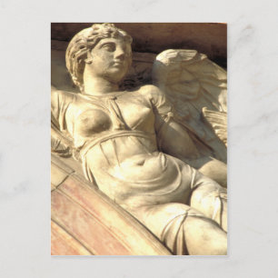 Angel Skulptur Venedig, Italien Postkarte