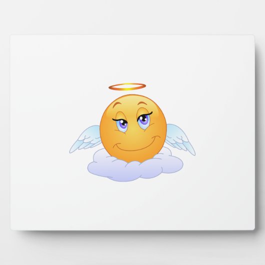 Angel Smiley Fotoplatte (Vorderseite)