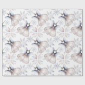 Angel Snowflakes Weihnachten Weihnachten Geschenkpapier (Flach)