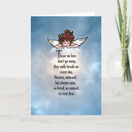 Angel "So geliebt" Karte