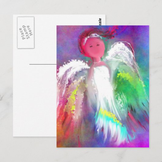 Angel Sparkle Postkarte (Vorne/Hinten)