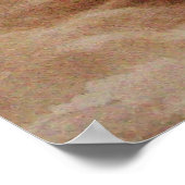 ANGEL SPIELEN LYRA ÜBER DIE KLOUDS Brown Sepia Poster (Ecke)