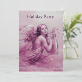 ANGEL SPIELEN LYRA ÜBER DIE KLOUDS EINLADUNG (Stehend Vorderseite)