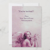 ANGEL SPIELEN LYRA ÜBER DIE KLOUDS EINLADUNG (Rückseite)