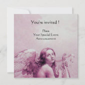 ANGEL SPIELEN LYRA ÜBER DIE KLOUDS, Monogramm Einladung (Rückseite)