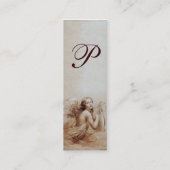 ANGEL SPIELEN LYRA ÜBER DIE KLOUDS Monogramm Pearl Mini Visitenkarte (Rückseite)