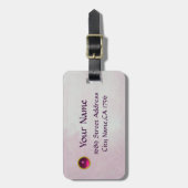 ANGEL SPIELEN LYRA ÜBER DIE KLOUDS Pink Gepäckanhänger (Vorderseite vertikal)