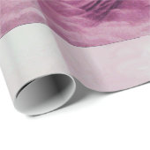 ANGEL SPIELEN LYRA ÜBER DIE KLOUDS Pink Geschenkpapier (Rolleneckpunkt)