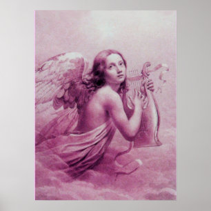 ANGEL SPIELEN LYRA ÜBER DIE KLOUDS POSTER