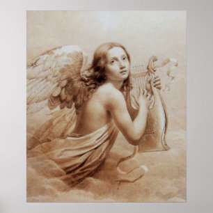 ANGEL SPIELEN LYRA ÜBER DIE KLOUDS POSTER