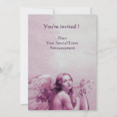 ANGEL SPIELEN LYRA ÜBER DIE KLOUEN, Champagner Einladung (Rückseite)