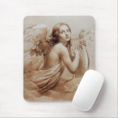 ANGEL SPIELEN LYRA ÜBER DIE KLOUTEN braun Mousepad (Mit Mouse)