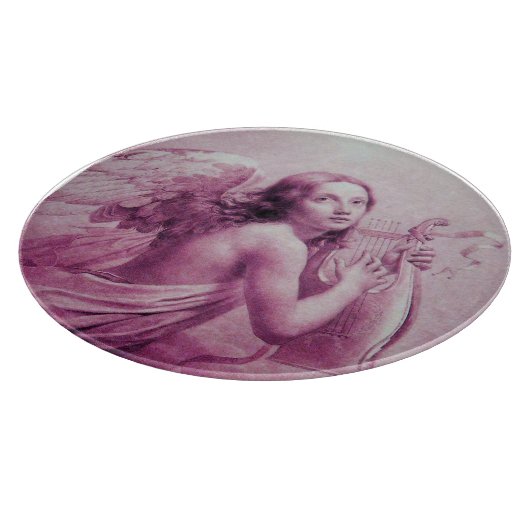 ANGEL SPIELEN LYRA ÜBER DIE KUCHEN Pink, Fuchsia Schneidebrett (Ecke)