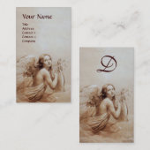 ANGEL SPIELEN VON LYRA ÜBER DAS CLOUDS-Monogramm Visitenkarte (Vorne/Hinten)