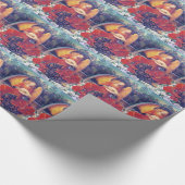 Angel spielt Mandoline-Packpapier Geschenkpapier (Ecke)