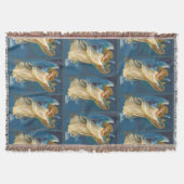 Angel spielt Musik auf der Harfenwirbeldecke Decke (Vorderseite)