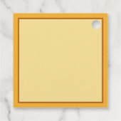 Angel spielt Vintage Musik Geschenkanhänger (Rückseite)