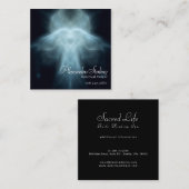 Angel Spirit Fraktal Quadratische Visitenkarte (Vorne/Hinten)