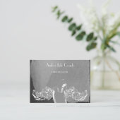 Angel Spiritual Lightworker Business Card Visitenkarte (Stehend Vorderseite)