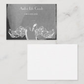 Angel Spiritual Lightworker Business Card Visitenkarte (Vorne/Hinten)