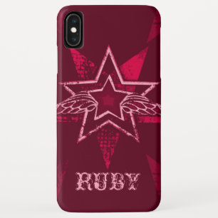 Angel Star individuelle Name Ruby Roter Telefonkas Case-Mate iPhone Hülle