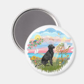 Angel Star - Schwarzes Labor Magnet (Vorderseite/Rückseite)