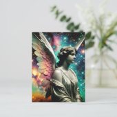 Angel Stars Postkarte (Stehend Vorderseite)