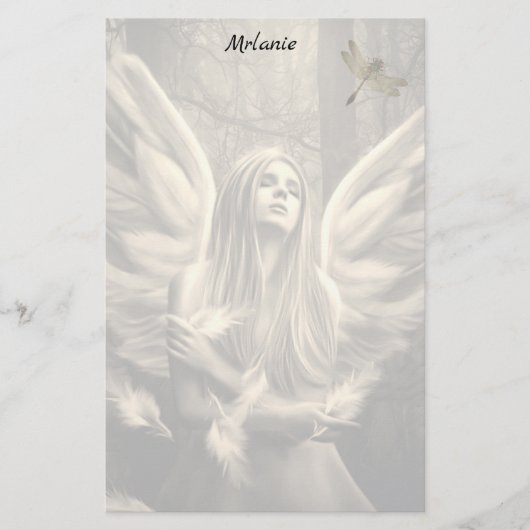 Angel Stationery Briefpapier (Vorderseite)