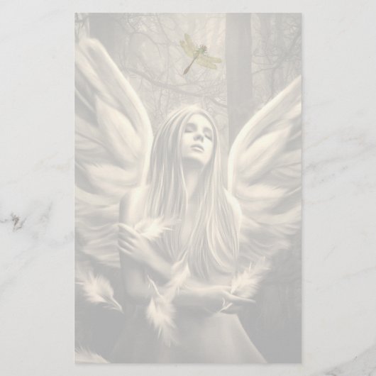 Angel Stationery Briefpapier (Rückseite)
