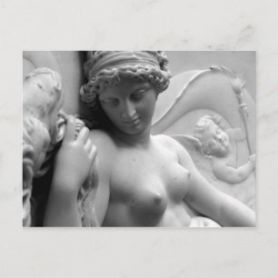 Angel-Statue der Frau Postkarte