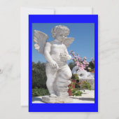 Angel Statue in blau (Rückseite)