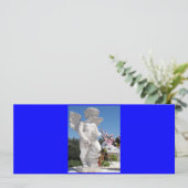 Angel Statue in Blue V (Stehend Vorderseite)
