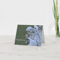 "ANGEL STATUE KNEELING, HOLZROSE / REMEMB