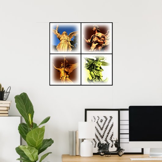 Angel Statue Poster (Heimbüro)