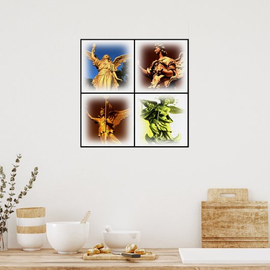 Angel Statue Poster (Küche)