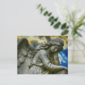 Angel Statue Postkarte (Stehend Vorderseite)