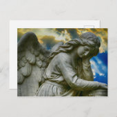 Angel Statue Postkarte (Vorne/Hinten)