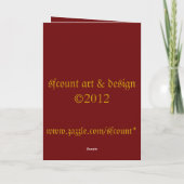 Angel Stected Glass Window Weihnachtskarte Feiertagskarte (Rückseite)