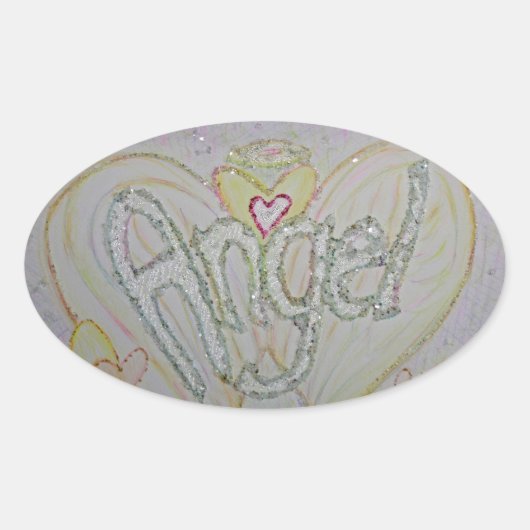Angel Sticker für inspirierende Word-Art (Vorderseite)