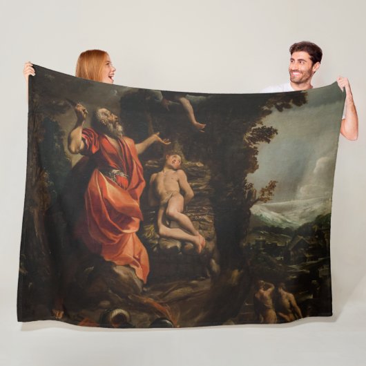 ANGEL STOPS ABRAHAM FLEECEDECKE (Beispiel)
