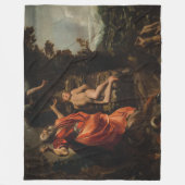 ANGEL STOPS ABRAHAM FLEECEDECKE (Vorderseite)