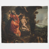 ANGEL STOPS ABRAHAM FLEECEDECKE (Vorderseite (Horizontal))