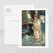 Angel Strikter Bell mit Mallet Postkarte (Vorne/Hinten)
