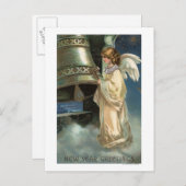 Angel Strikter Bell mit Mallet Postkarte (Vorne/Hinten)