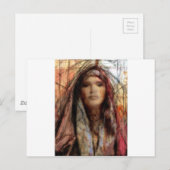 Angel-Studie Postkarte (Vorne/Hinten)