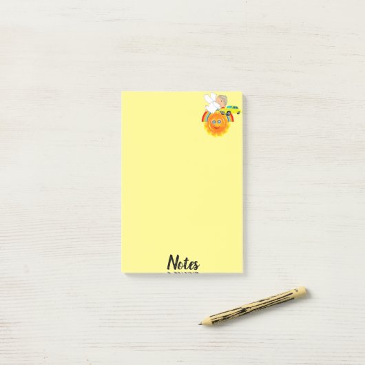 Angel Sun Car Post-it Klebezettel (Auf Schreibtisch)