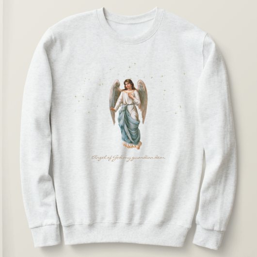 Angel Sweatshirt, grau, Frauenwächter Sweatshirt (Design vorne)