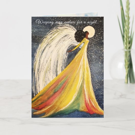 Angel Sympathy Card Feiertagskarte (Vorderseite)