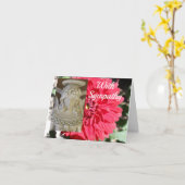 Angel Sympathy Card Karte (Gelbe Blume)