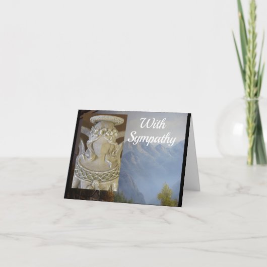 Angel Sympathy Card Karte (Vorderseite)